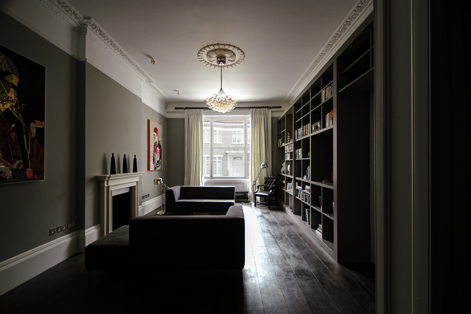 Livingroom interior, Lancaster Gate